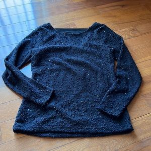 Sparkly Black Sweater-JLO